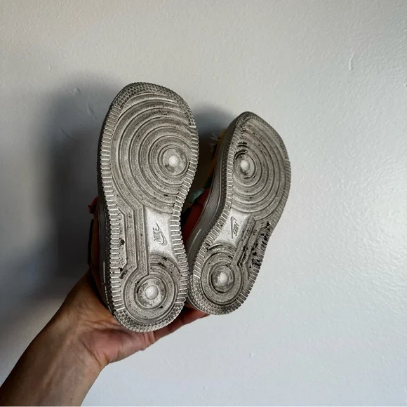 Nike Kids Yellow and Red Sneakers - Picture 5 of 5